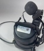 Активні навушники 3M Peltor Comtac VI з мікрофоном та виходом на рацію, колір: чорний, арт: 41154