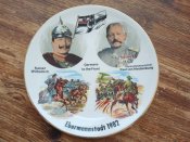 Тарелка.Кайзерівська патріотика,але 1982 року...