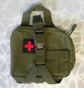 Малий універсальний медичний підсумок під аптечка - Army Green