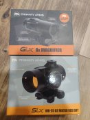 Приціл коліматорний Primary Arms SLX MD-25 ACSS CQB + магніфер Primary Arms GLX 6x