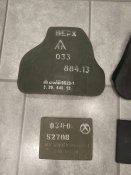 Бронеплити від 6Б-23 з кевларовими чохлами