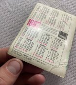 Стерео листівка/ календарик Левеня і Черепаха СРСР1987