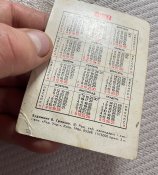 Календарик “Крихітка Єнот» 1987 СРСР