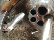 Шпільковий кишеньковий 7 мм револьвер системи Лефоше