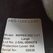 Американський армійський шолом High Ground Ripper Mid Gut, розмір L