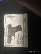 Газо-шумовой пистолет Reck Perfecta Fbi 8000