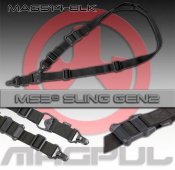 Ремень Magpul MS3 Gen2 Sling Black, с антабками Paraclip. Оригинал MAG514