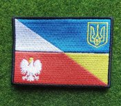 Шеврон Прапор Польща-Україна прапор Українськ...