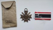 Крест за военные заслуги 1939, с мечами. 2-ой класс комплект Оригинал