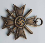Крест за военные заслуги 1939, с мечами. 2-ой класс комплект Оригинал