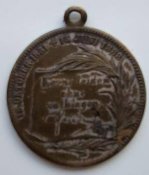 Медаль  Пруссия 1888 В Память оправлении короля Фридриха Оригинал