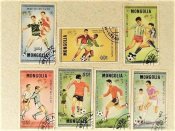 Серія поштових марок Монголії 1986 рік
