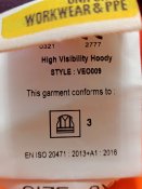 (2XL) Новий світловідбивний худі з капюшоном