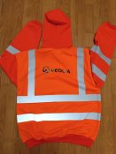 (2XL) Новий світловідбивний худі з капюшоном