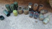 Набір різних тубусів ( з під гранат НАТО, і взриваків)
