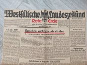 Лист газети Westfalische Landeszeitung. 3...
