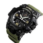 Годинник чоловічий SKMEI 1586AG ARMY GREEN