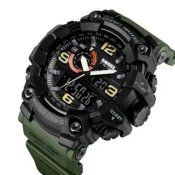 Годинник чоловічий SKMEI 1520AG ARMY GREEN