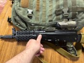 Цівка полегшена АКС-74У + буфер віддачі