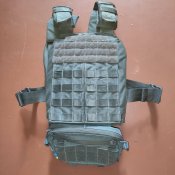Бронежилет Плитоноска Корсар М3мк-1-6 (ТЕМП 3000) с родным кевларом и керамическими плитами+напашник с кевларом+подсумок под гидратор