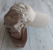 Кепка с защитой шеи, бежевая, хлопок, размер L - XL, Snickers Швеция