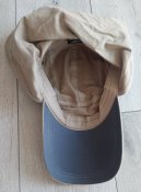 Кепка с защитой шеи, бежевая, хлопок, размер L - XL, Snickers Швеция