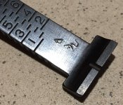 Прицільна планка до гвинтівки системи Мосіна