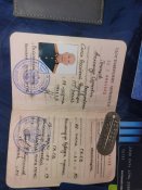 Удостоверение прапорщика и жетон