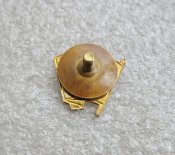 ВЛКСМ Комсомольский значок. Латунь, винт, 1958-1991 гг .