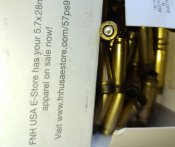Гильзы 5.7 × 28 мм. 29 шт. Боксер.
