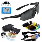 Тактические очки oakley с 5ти сменными линзами и поляризацией