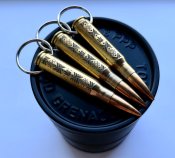 Брелок из макета 7,62х51 гравировка