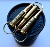 Брелок из макета 7,62х51 гравировка