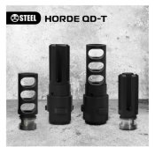 Глушник Steel HORDE QD-T L 233 (5,56x45) 1/2"-28 Титан