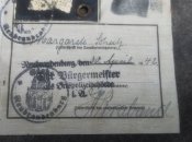 Кенкарта на жінку 1942 рік.