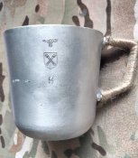 Репліка кружки 0,5л дивізії СС Дірлєвангер, "Чорні мисливці"