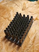Гільзи 7.62×39 50 штук в зарядних планках