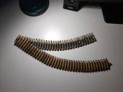 Стрічка з гільзами 5.56 до кулеметів м249/FN minimi