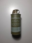 Ммг димової гранати США м83. Використана