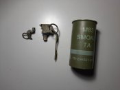 Ммг димової гранати США м83. Використана