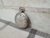 Часы карманные Швейцария, корпус из чистого никеля.