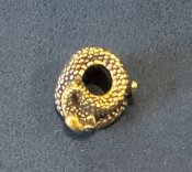 Намистина (бусина) "Gold Coiled Snake" для плетіння темляків з паракорду