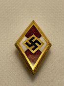 Третій Рейх. Золотий знак почесного члена Гітлерюгенд "золото"