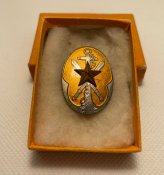 Один із рідкісних знаків серії офіцерів резерву імператорської армії. Зразок 1936 року