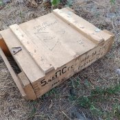 Ящик с под патронов 5.45 ПСгс с цинками