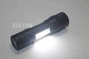 Міні-ліхтарик XPE-COB із Zoom кишеньковий USB-micro в коробочці (1506)