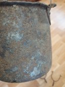 Котелок (казанок) залізний + дві шпори