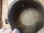 Котелок (казанок) залізний + дві шпори