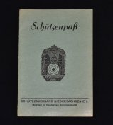 Членская книжка стрелкового союза.