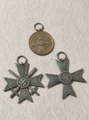 За військові заслуги(КВК). Всі три ступеня.